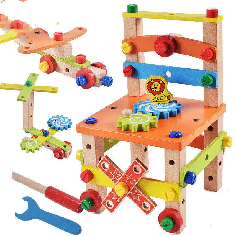 Children's Chair Building Block Toys - Executive-Skincare