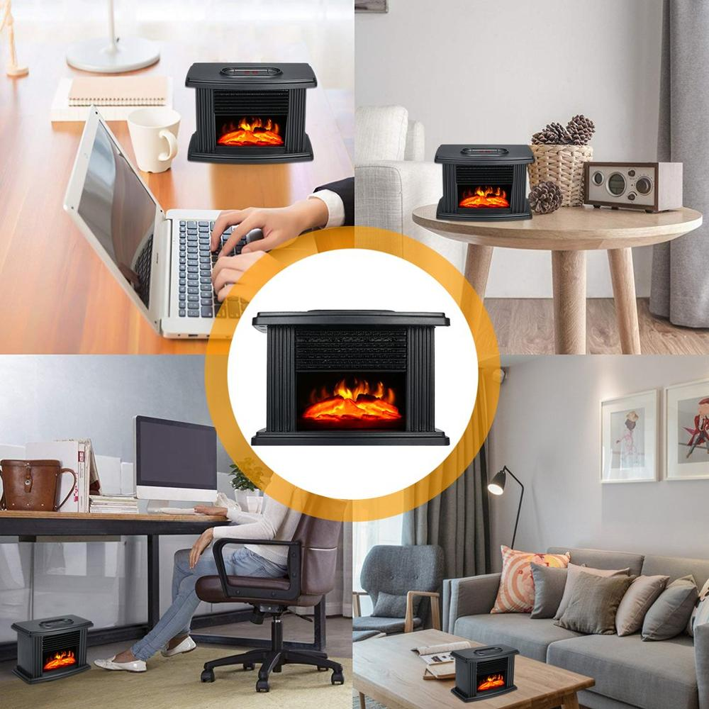 Electric Fireplace Heater LED Flame Effect Stove - Executive-Skincare