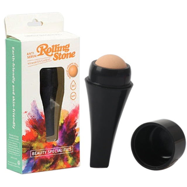 Natural Volcanic Roller Oil Control Rolling Stone Matte Makeup Face Skin Care Tool - Executive-Skincare