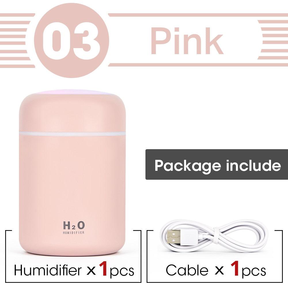 Humidifier Portable USB Ultrasonic Colorful Cup Aroma Diffuser Cool Mist Maker Air Humidifier Purifier With Light For Car Home - Image #2