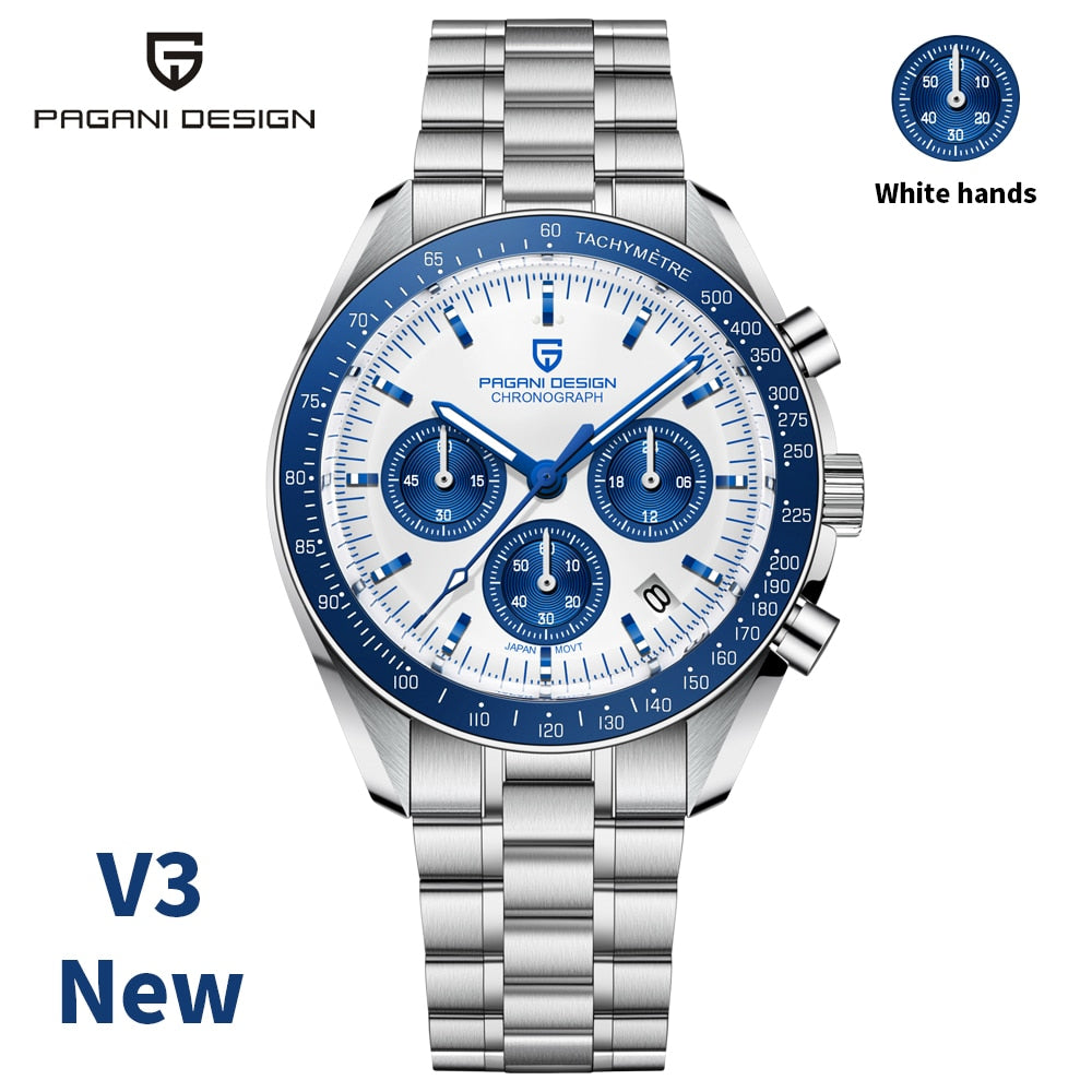 PAGANI DESIGN 2022 New Men&#39;s Watches Top Luxury Quartz Watch For Men Automatic Date Speed Chronograph Sapphire Mirror Wristwatch - Executive-Skincare