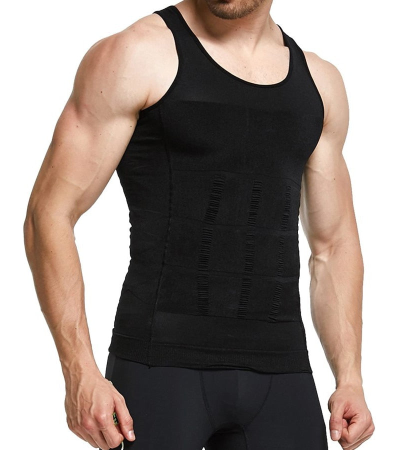 Slimming Vest Men&#39;s Slimming Underwear Body Shaper Waist Cincher Corset Men Shaper Vest Body Slimming Tummy Belly Body Shapewear - Executive Quality Store