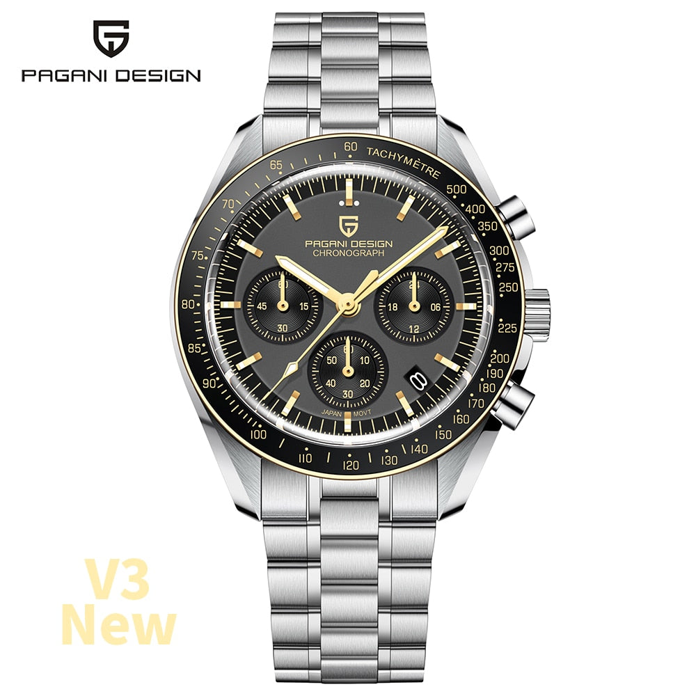 PAGANI DESIGN 2022 New Men&#39;s Watches Top Luxury Quartz Watch For Men Automatic Date Speed Chronograph Sapphire Mirror Wristwatch - Executive-Skincare