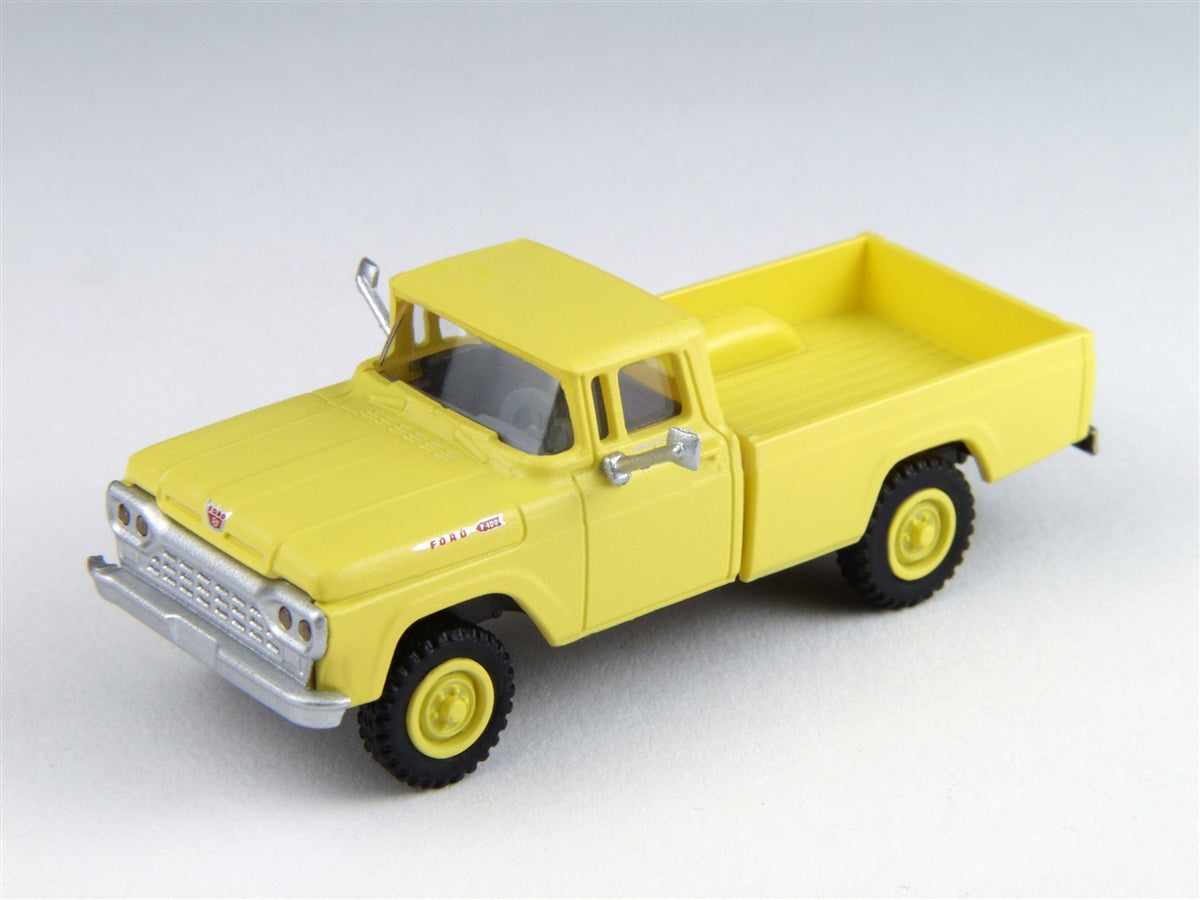 CMW 30474 1960 Ford F-100 4X4 Pickup In Goldenrod Yellow - Executive-Skincare