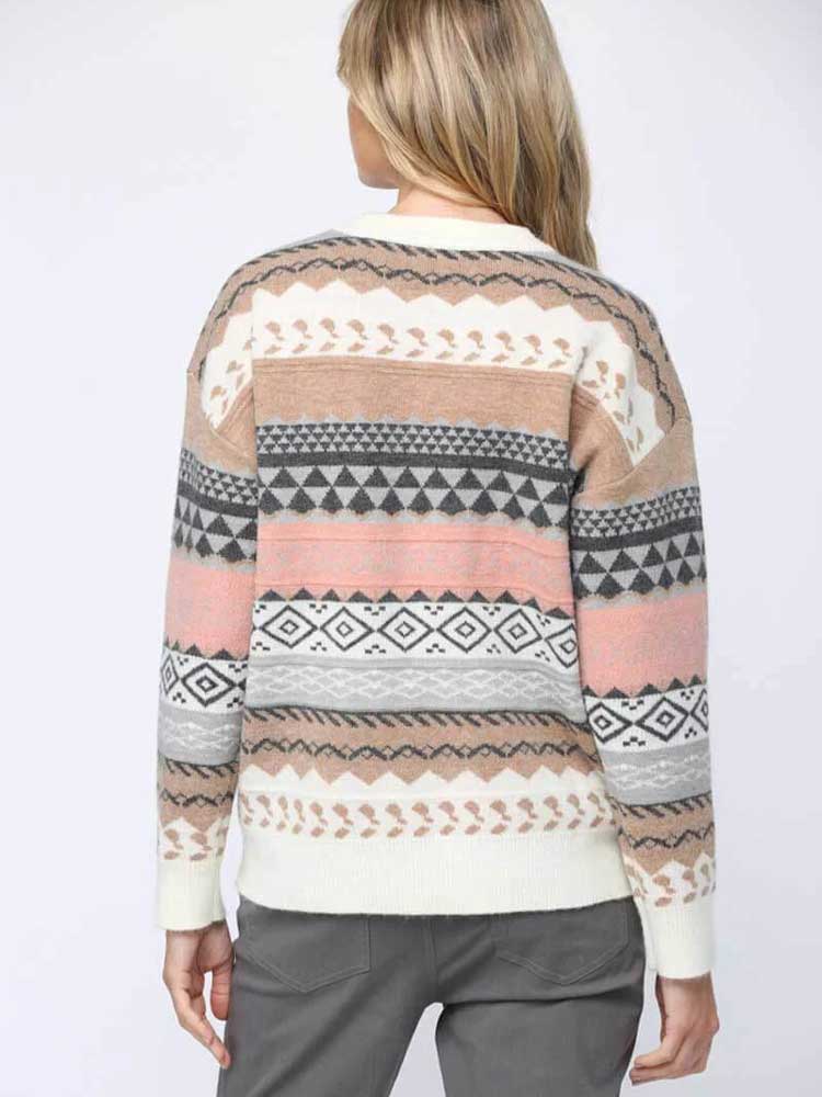 Geometric Knit Sweater - Executive-Skincare