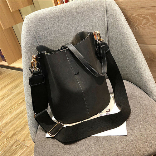 Brand Design Luxury Ladies Bucket Pu Shoulder Bag Single Shoulder - Executive-Skincare