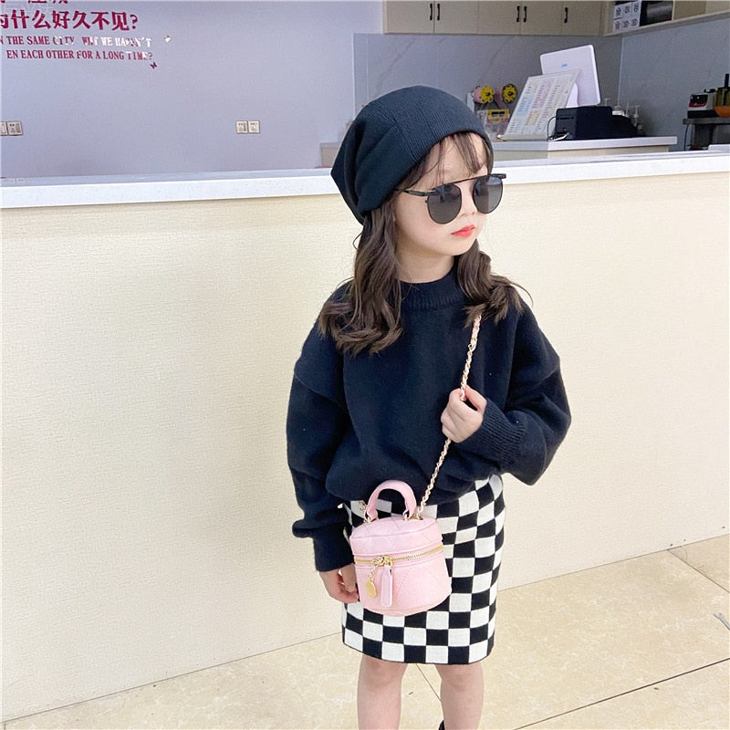 Children's Crossbody Bags Fashion Patent Leather Cute Little Girls