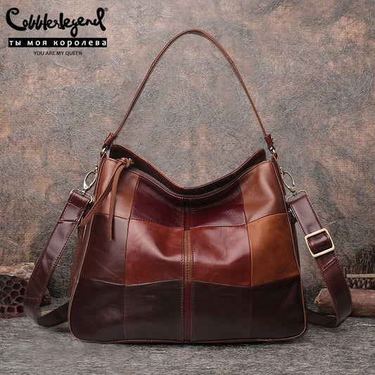 Cobbler Legend Women Bag Genuine Leather Ladies Bucket Shoulder - Executive-Skincare