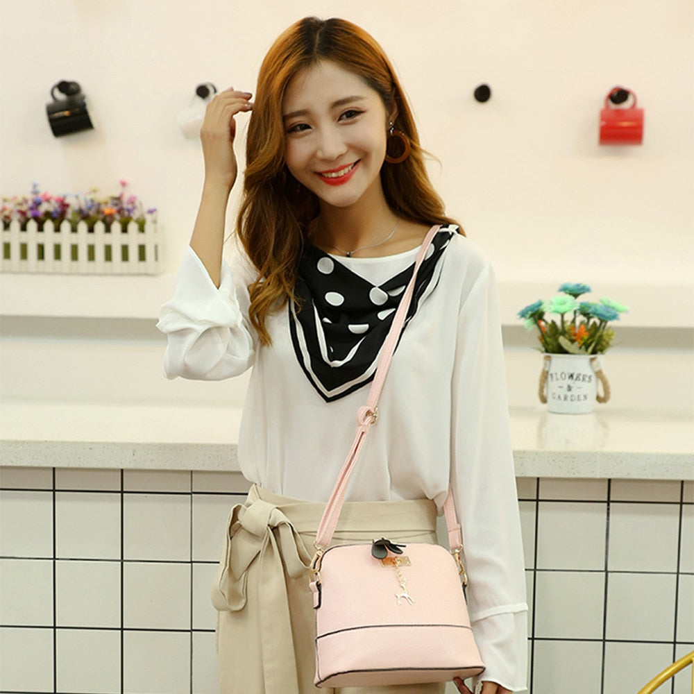 Crossbody Bags For Women Simple Fashion Shell Shape Pack Women Small - Executive-Skincare