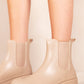 ZOALA FLATFORM PULL ON WELLIE BOOT IN BEIGE - Executive-Skincare