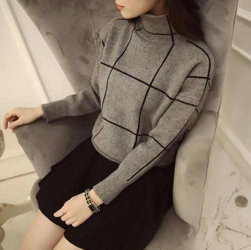 Disappearancelove 2022 Women High Quality Winter Turtleneck Sweater - Executive-Skincare