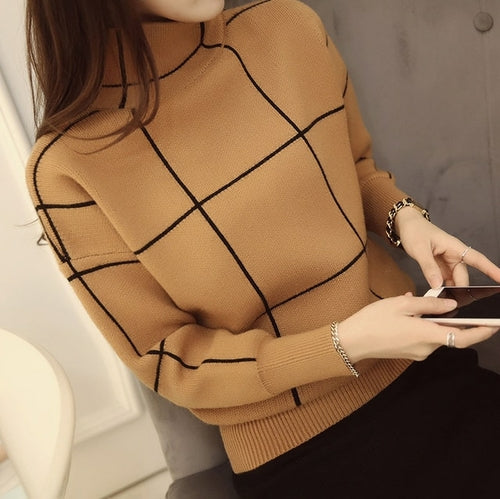 Disappearancelove 2022 Women High Quality Winter Turtleneck Sweater - Executive-Skincare