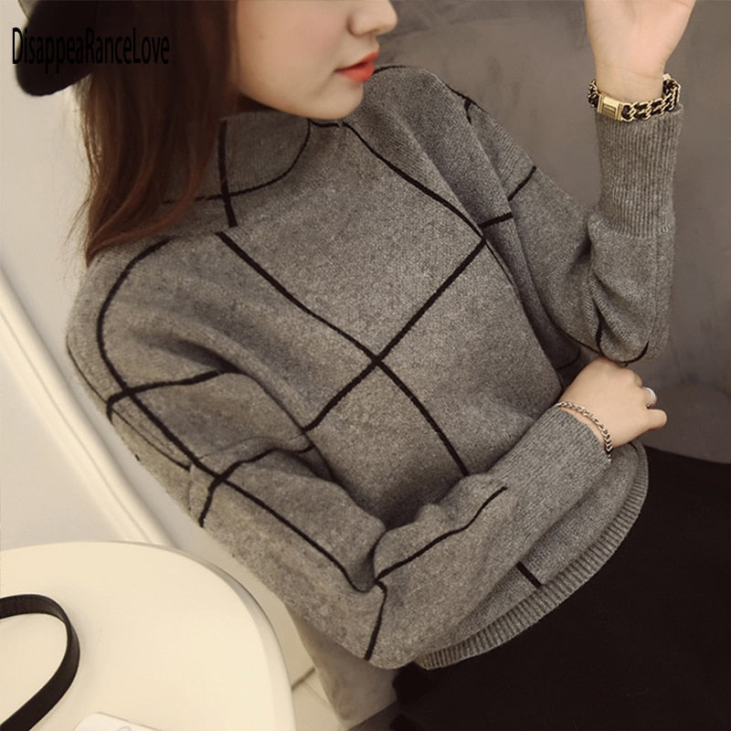 Disappearancelove 2022 Women High Quality Winter Turtleneck Sweater - Executive-Skincare