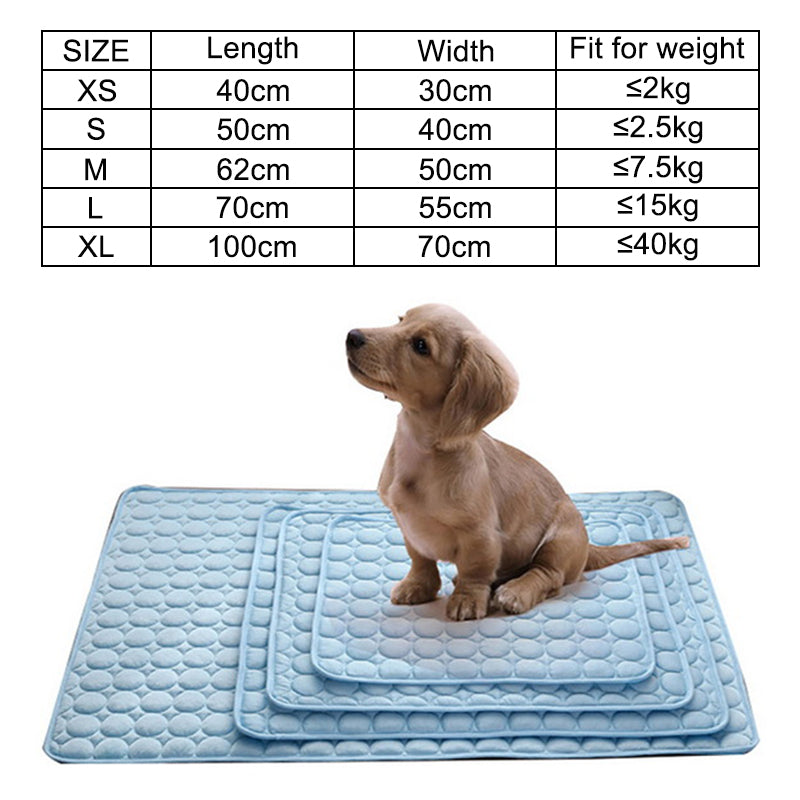 Dog Mat Cooling Summer Pad Mat For Dogs Cat Blanket Sofa Breathable - Executive-Skincare