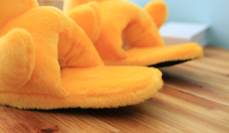 Winter Women Warm Indoor Slippers Ladies Fashion Cute Yellow Duck - Executive-Skincare