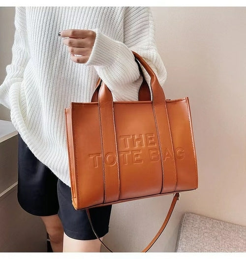 Embossing Logo Tote Bags for Women Designer Women Handbags Luxury - Executive-Skincare