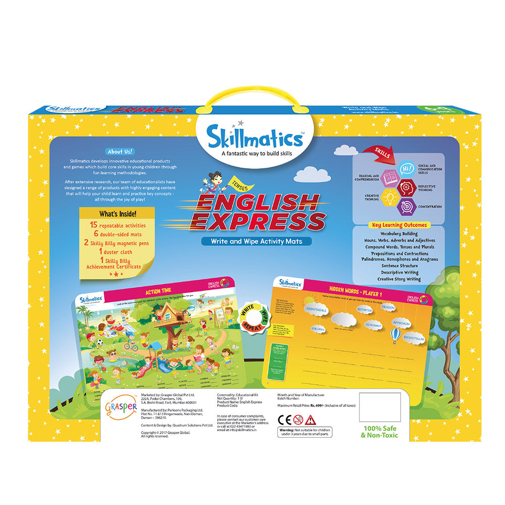 Skillmatics English Express - Help Kids Build Vocabulary and Key - Executive-Skincare