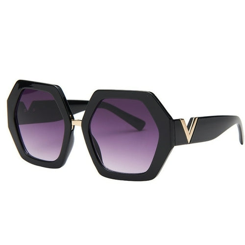 Fashion Luxury Square Ladies Fashion Brand Designer Retro Sun Glasses - Executive-Skincare