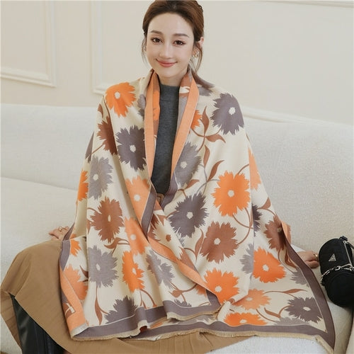 Fashion Winter Warm Cashmere Shawl Scarf For Women Design Neckerchief - Executive-Skincare