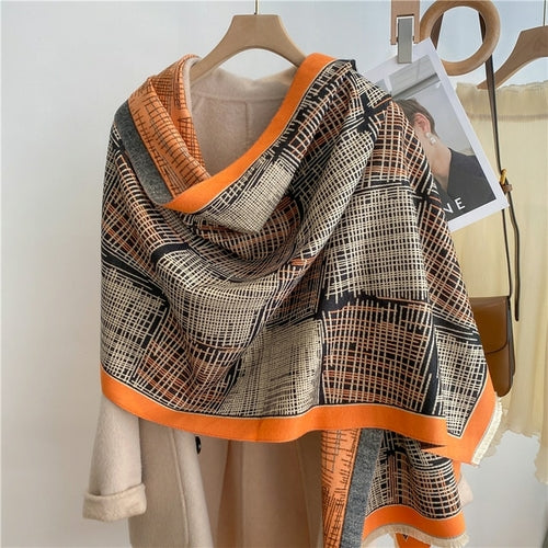 Fashion Winter Warm Cashmere Shawl Scarf For Women Design Neckerchief - Executive-Skincare