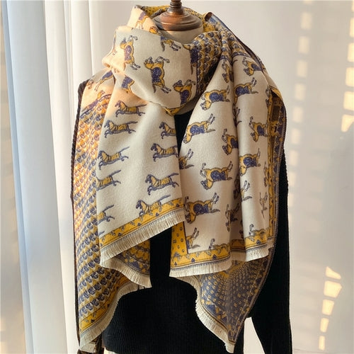 Fashion Winter Warm Cashmere Shawl Scarf For Women Design Neckerchief - Executive-Skincare