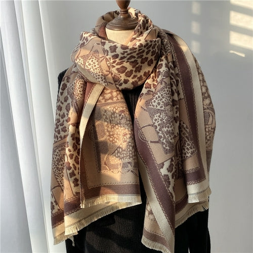 Fashion Winter Warm Cashmere Shawl Scarf For Women Design Neckerchief - Executive-Skincare