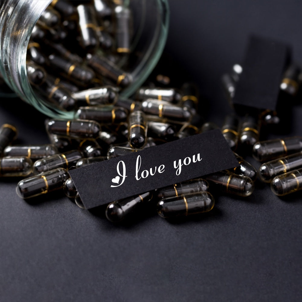 50pcs Message Capsule Valentines Day Gift Ideas Party Favors Love Gift for Boyfriend Girlfriend Baby Shower Birthday Wedding - Executive-Skincare