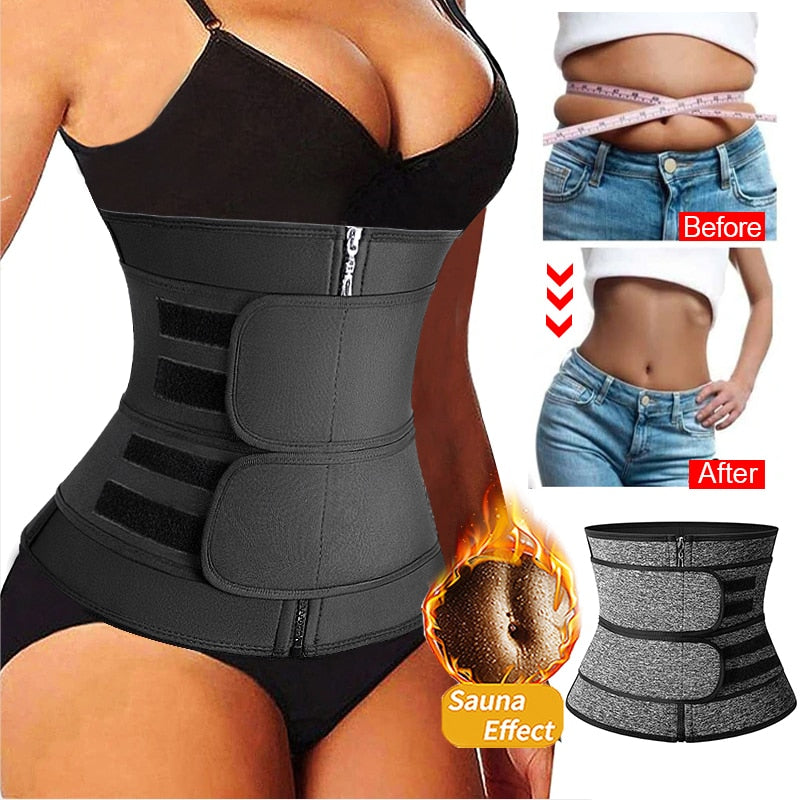 Women Waist Trainer Neoprene Body Shaper Belt Slimming Sheath Belly Reducing Shaper Tummy Sweat Shapewear Workout Shaper Corset - Executive Quality Store