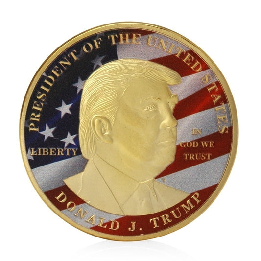 2020 Hot Sale Donald Trump President Historical Coin Gold Silver Plated Bitcoin Collectible Gift Bit Coins Memorabilia - Executive-Skincare