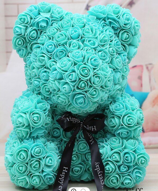 rose teddy bears flower rose bear  DIY gift box Christmas Valentine&#39;s Day present home decor wedding - Executive-Skincare