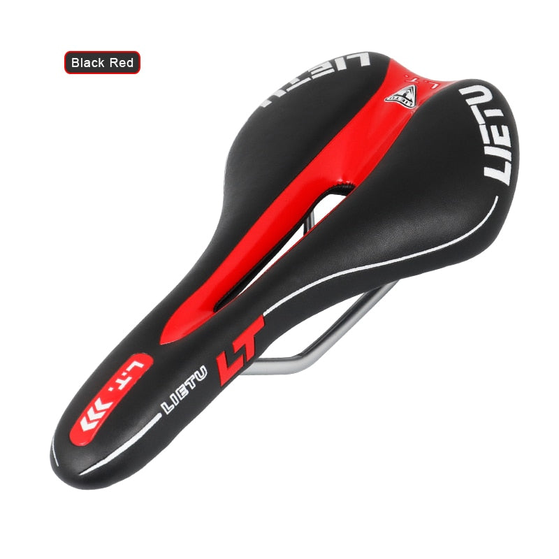 LIETU Bicycle Saddle MTB Road Bike Cycling Silicone Skid-Proof Saddle Seat Silica Gel Cushion Seat Leather Cycle Accessories - Executive-Skincare