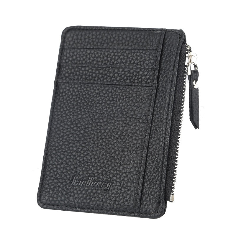 2021 New Mini Women Wallets Card Wallets Name Engraving Zipper PU Leather Top Quality Fashion Female Purse Card Holder Wallet - Executive-Skincare