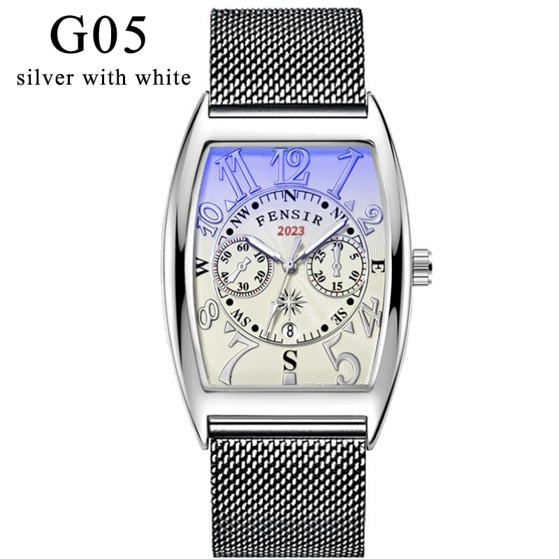 2022 New Luxury Individuality Quartz Wristwatches Fashion Men Watch Strap Gifts Dropshipping Luxe Montre Homme Relogio Masculino - Executive-Skincare