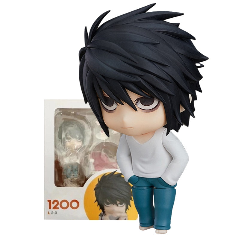 5pcs/set Q Anime DEATH NOTE Figure 1200# L Lawliet Action Figure Death Note 1160# Yagami Light Death Lawliet Figurine - Executive-Skincare