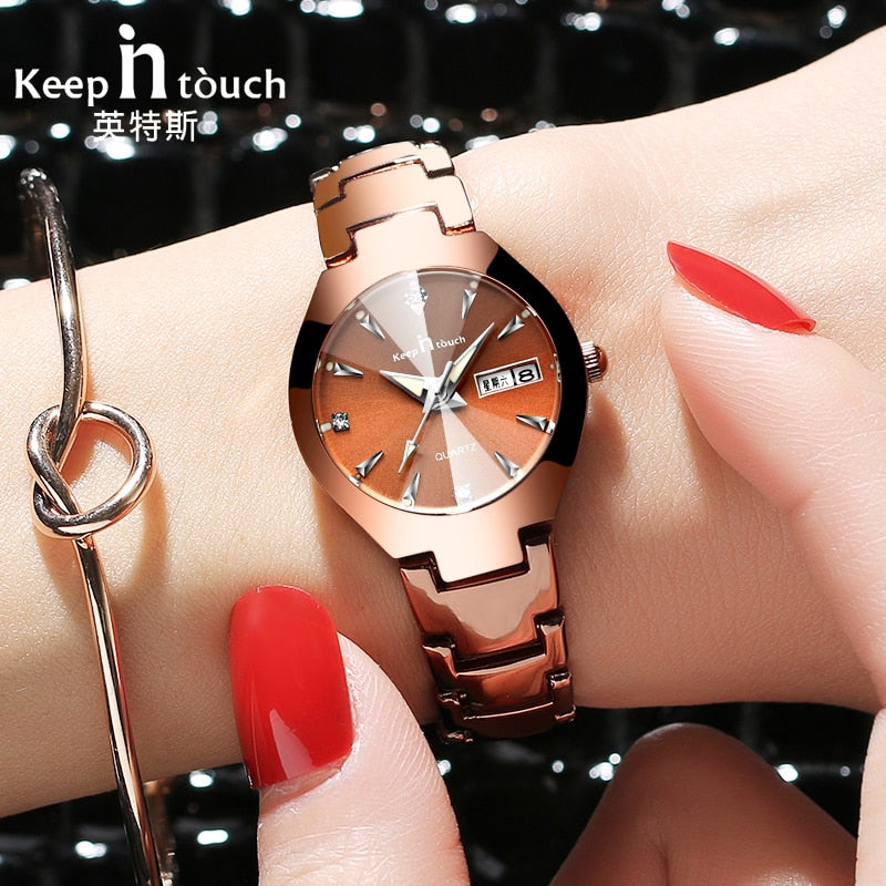 High Quality Watches Women Fashion Watch 2022 Luxury Brand Quartz Ladies Watch Small Dial Calendar Bracelet Watch Montre Femme - Executive-Skincare