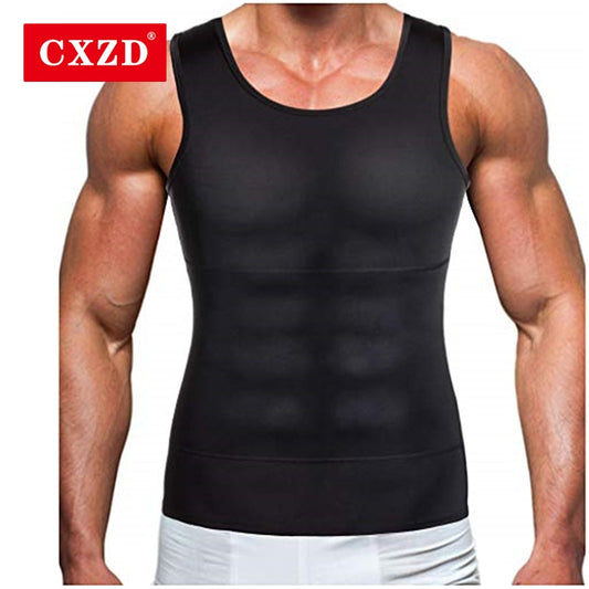 Slimming Vest Men&#39;s Slimming Underwear Body Shaper Waist Cincher Corset Men Shaper Vest Body Slimming Tummy Belly Body Shapewear - Executive Quality Store