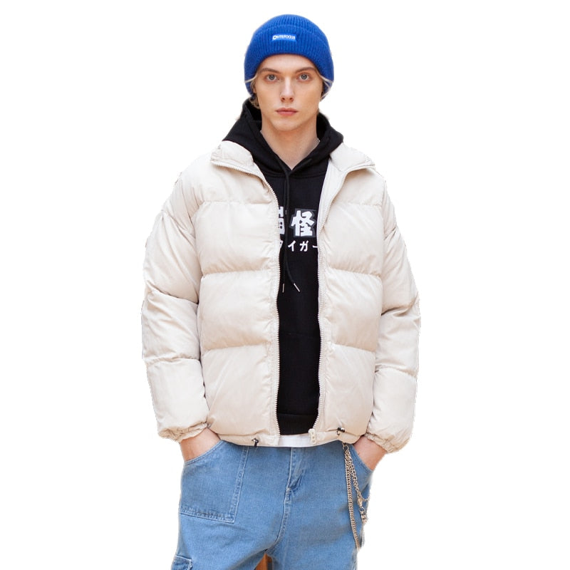 LAPPSTER Men Harajuku Colorful Bubble Coat Winter Jacket 2022 Mens Streetwear Hip Hop Parka Korean Black Clothes Puffer Jackets - Executive-Skincare