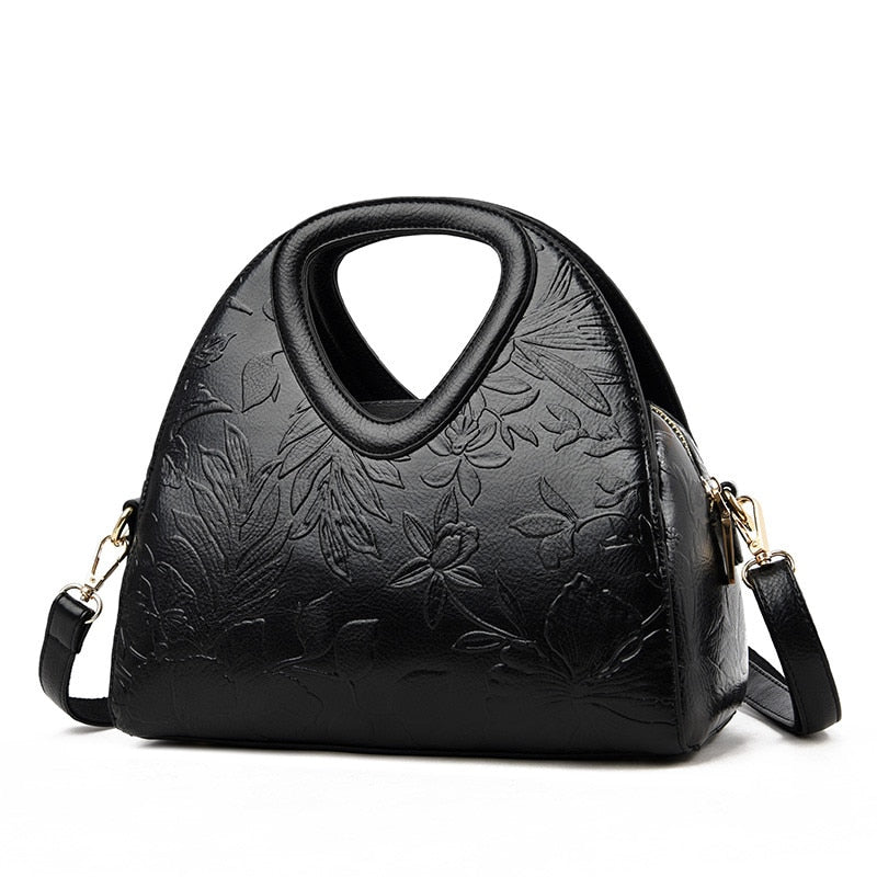 Women Leather Handbags Female Ladies Hand Hobos Bag Mother Shoulder Bag Chinese Style Crossbody Bags For Women 2019 Sac A Main - Executive-Skincare