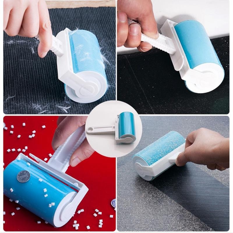 Reusable Lint Remover Clothes Dust Wiper Cat Dog Comb Shaving Hair Pet Hair Remover Brush Washable Sticky Roller Cleaning tools - Executive-Skincare