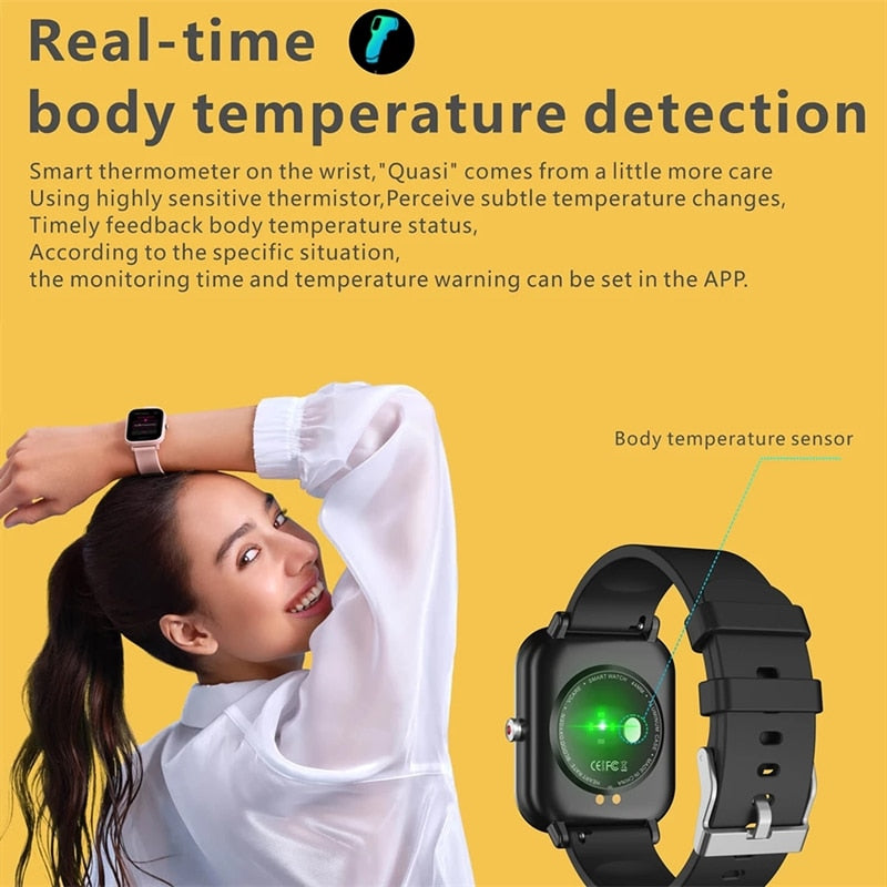 LIGE 2022 New Smart watch Ladies Full touch Screen Sports Fitness watch IP67 waterproof Bluetooth For Android iOS Smartwatch Men - Executive-Skincare