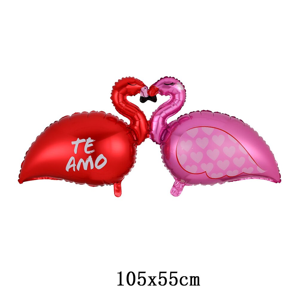 Large Red Lips Double Bear Hug Heart Balloons Foil I Love You Wedding Valentine&#39;s Day Marriage Event Party Balloon Decoration - Executive-Skincare