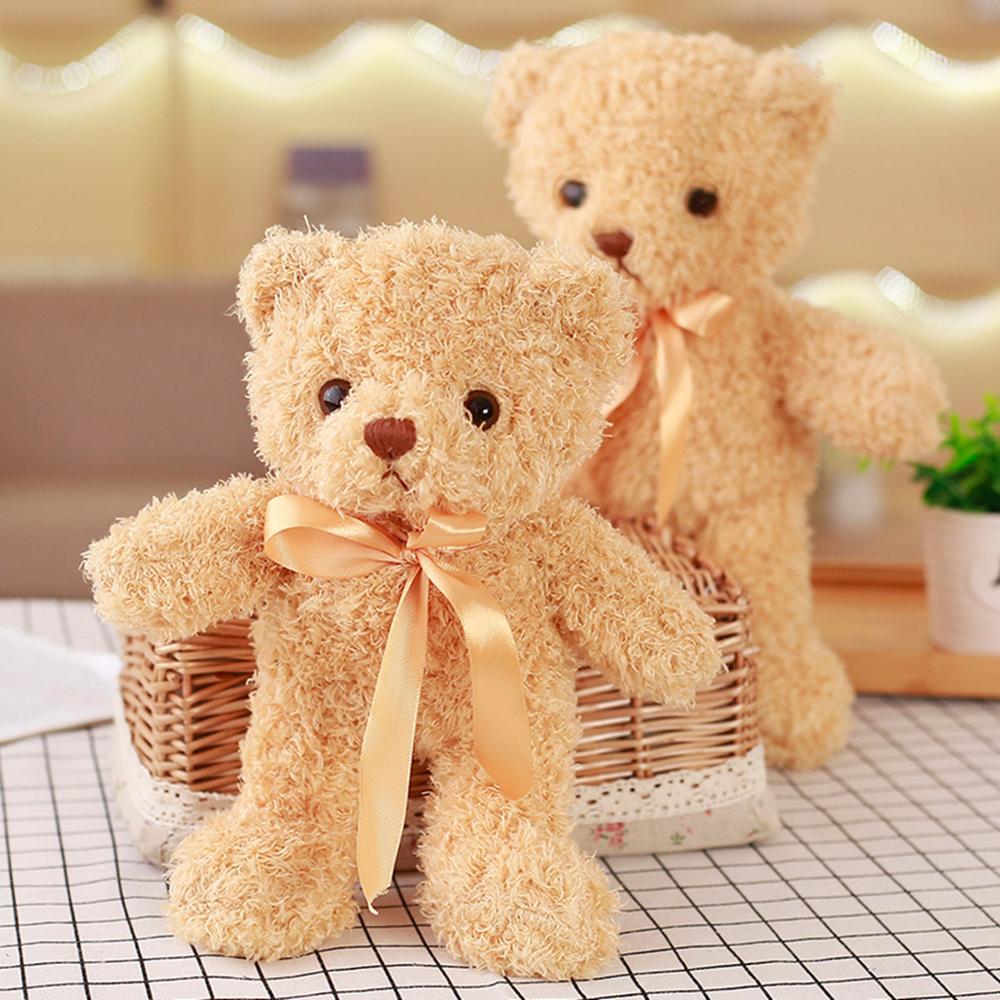 Lovely Cute Teddy Bear Dolls Creative Soft Chair Cushion Plush Toy Stuffed Animal Xmas Birthday Gift Accompany Baby Room Decor - Executive-Skincare