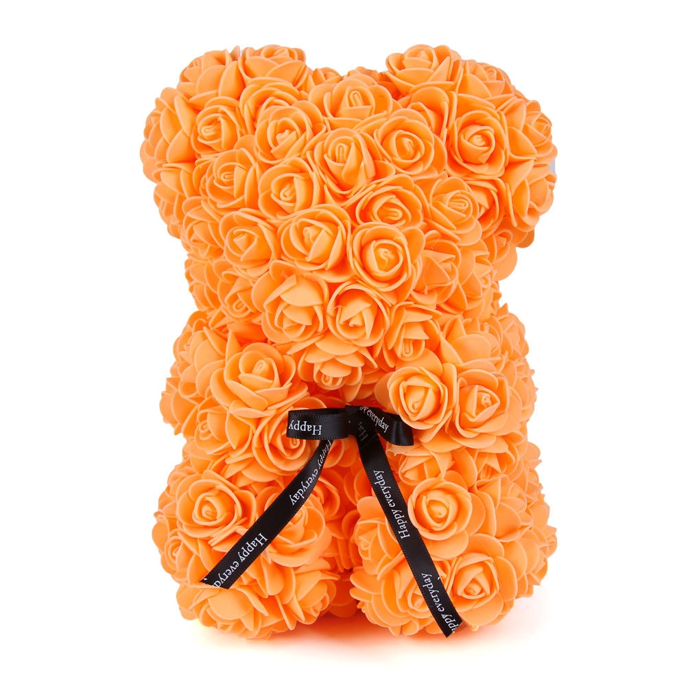 Valentines Day Gift 25Cm Red Rose Teddy Bear Soap Foam Artificial Flower Bea - Executive-Skincare