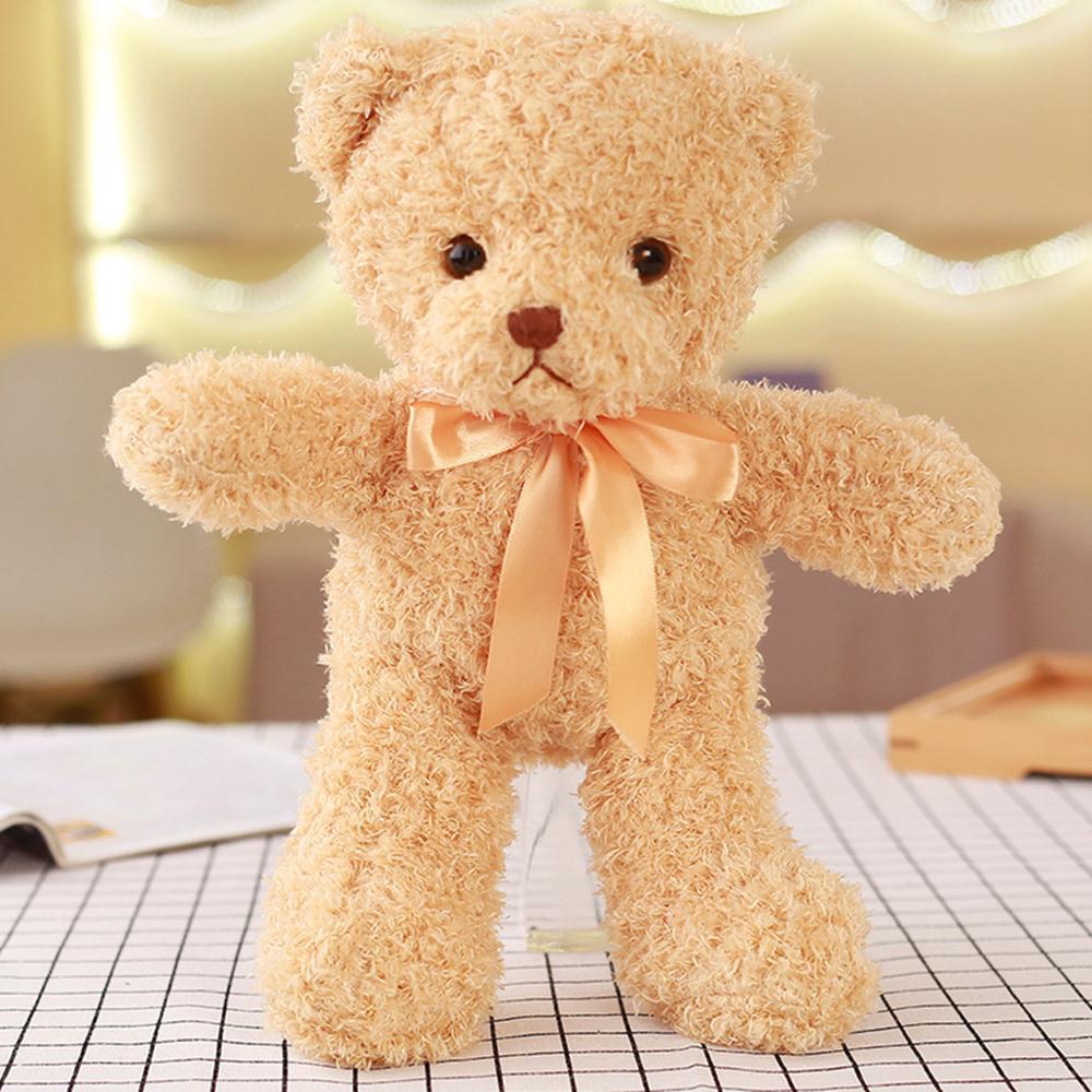 Lovely Cute Teddy Bear Dolls Creative Soft Chair Cushion Plush Toy Stuffed Animal Xmas Birthday Gift Accompany Baby Room Decor - Executive-Skincare