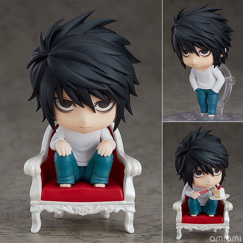 5pcs/set Q Anime DEATH NOTE Figure 1200# L Lawliet Action Figure Death Note 1160# Yagami Light Death Lawliet Figurine - Executive-Skincare