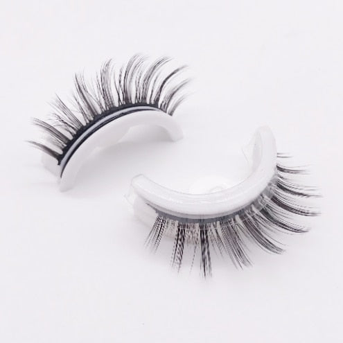 Reusable Self-Adhesive Eyelashes Natural Multiple reversible glue-free self-adhesive pairs of false eyelashes Dropshipping - Executive-Skincare