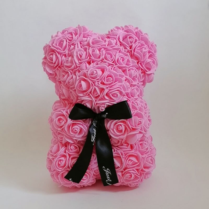 rose teddy bears flower rose bear  DIY gift box Christmas Valentine&#39;s Day present home decor wedding - Executive-Skincare