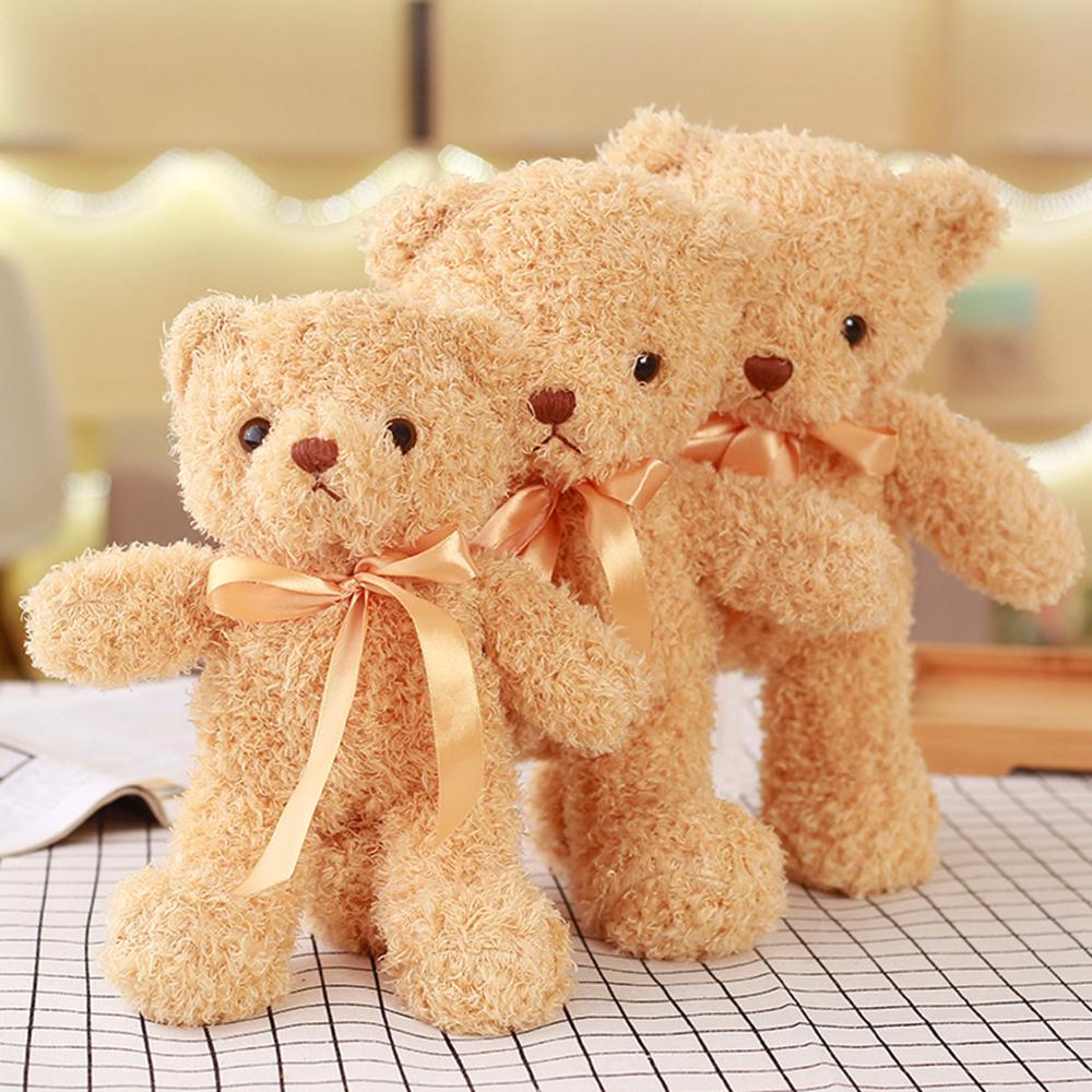 Lovely Cute Teddy Bear Dolls Creative Soft Chair Cushion Plush Toy Stuffed Animal Xmas Birthday Gift Accompany Baby Room Decor - Executive-Skincare