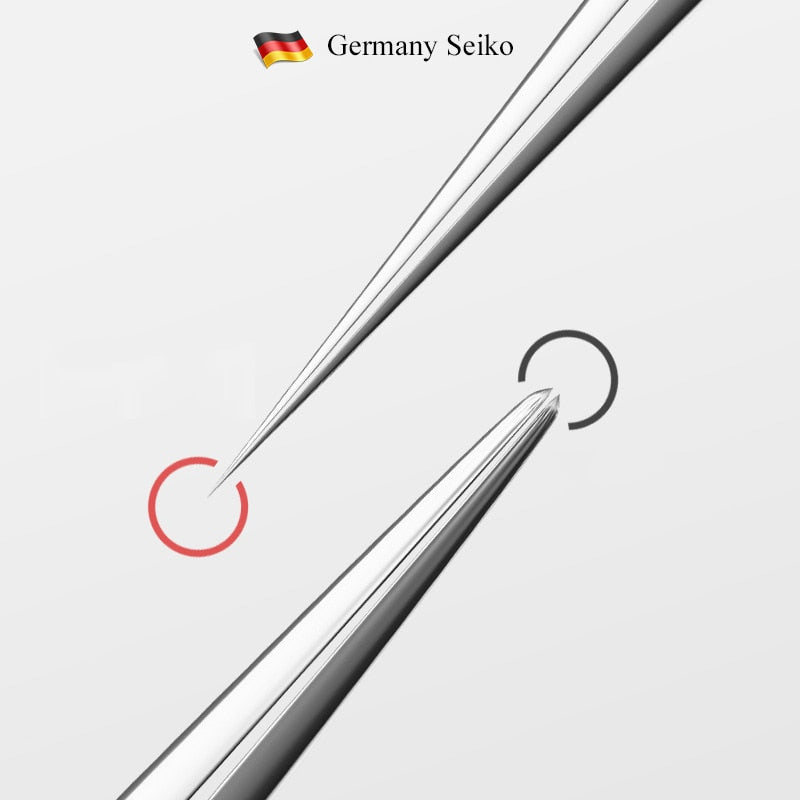 German Ultra-fine No. 5 Cell Pimples  Blackhead Clip Tweezers Beauty Salon Special Scraping &amp; Closing Artifact Acne Needle Tool - Executive-Skincare