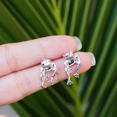 Frog Earrings Childlike Women Earrings Kawaii Frog Earring Animal Party Jewelry for Women - Executive-Skincare